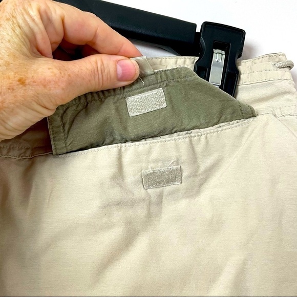 Columbia Beach Board Shorts Water Pants Tan/Green Size Small - Picture 9 of 15